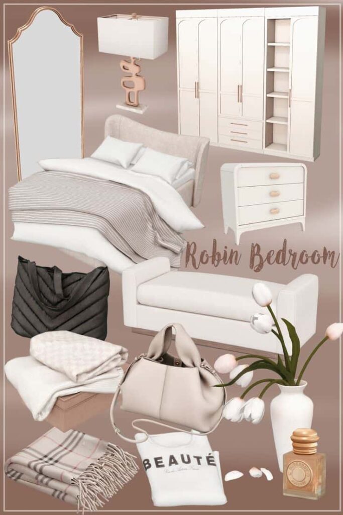 bedroom cc pack sims 4