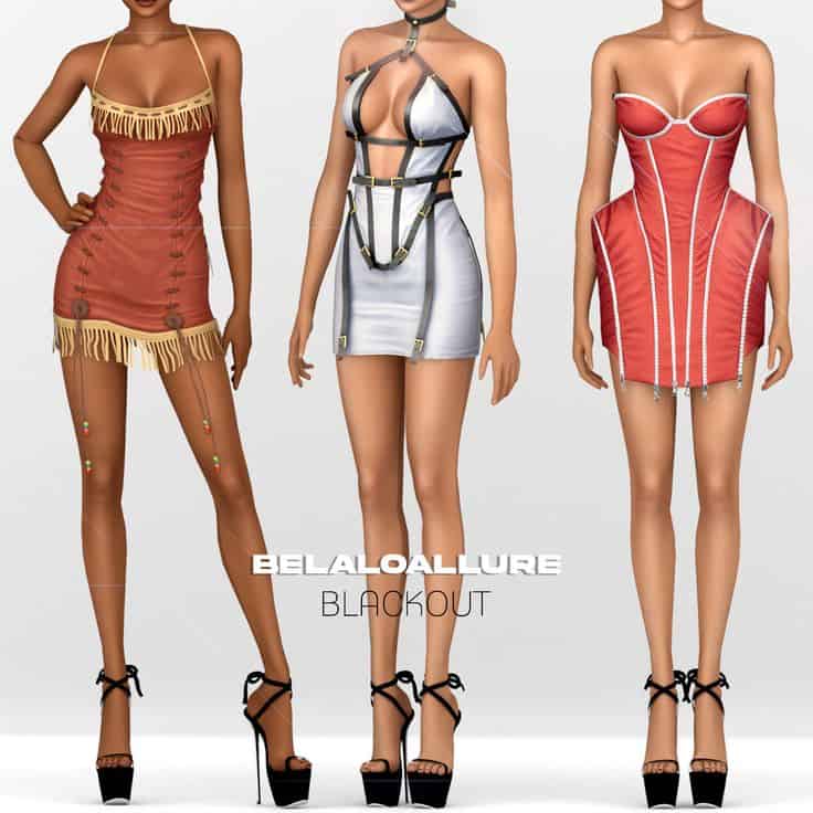 dresses cc collection sims 4