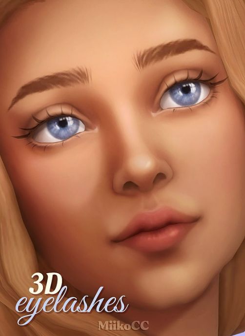 sims 4 3d eyelashes collection