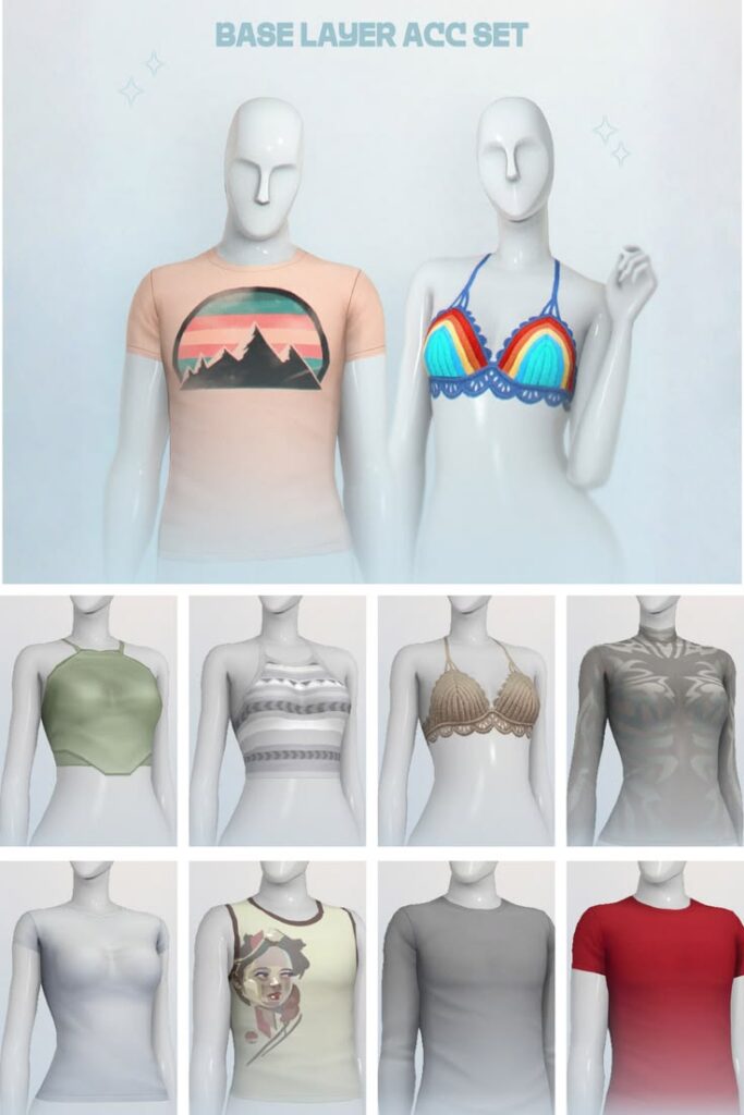sims 4 accessory cc set