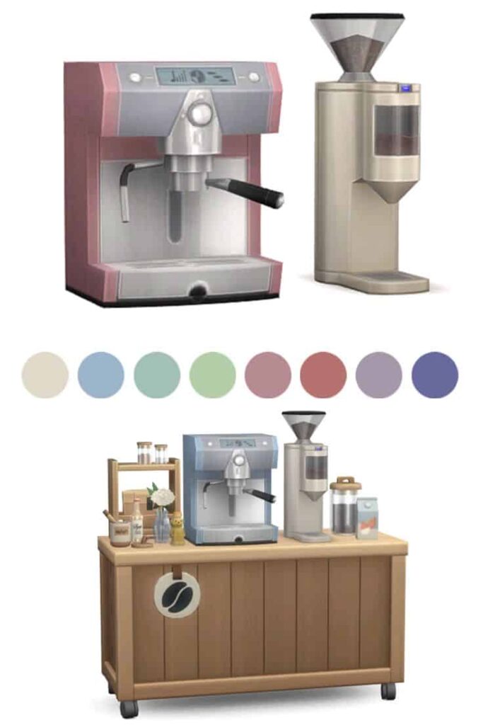 sims 4 cafe cc pack