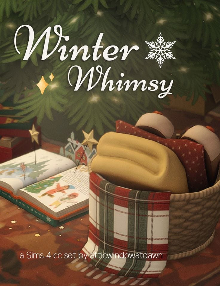 sims 4 christmas decor