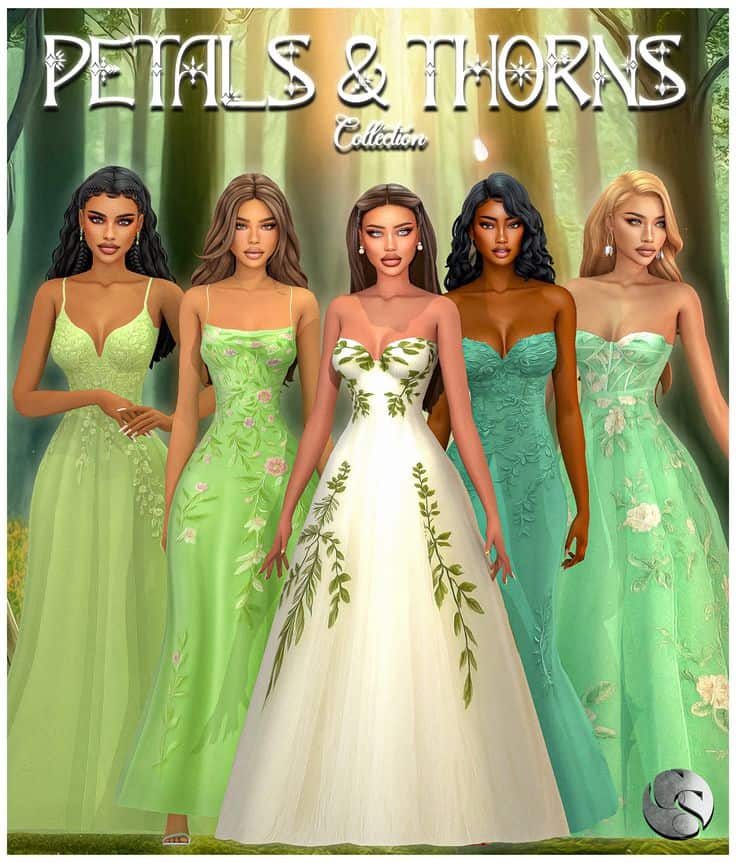 sims 4 fairy dresses