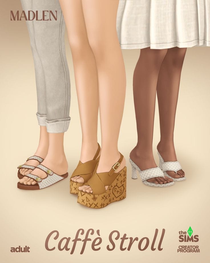 sims 4 female shoes pack