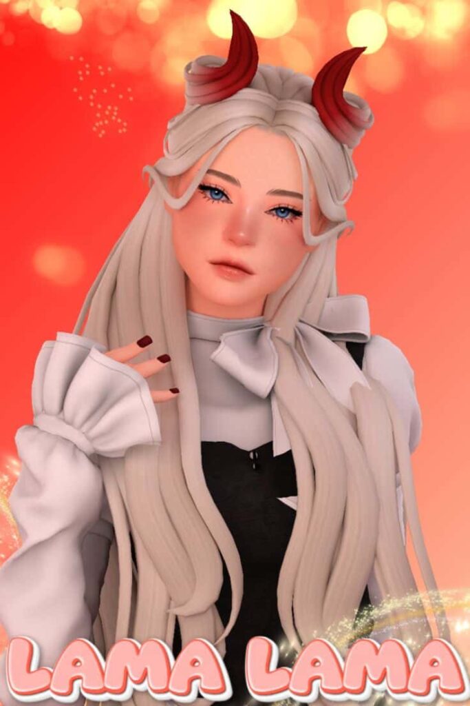 sims 4 long hair maxis match