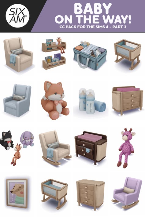 sims 4 nursery cc pack maxis match