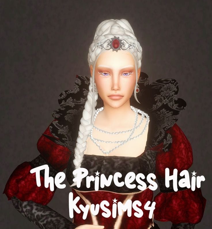 sims 4 princess hair cc