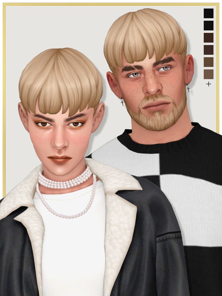 sims 4 short hair cc maxis match
