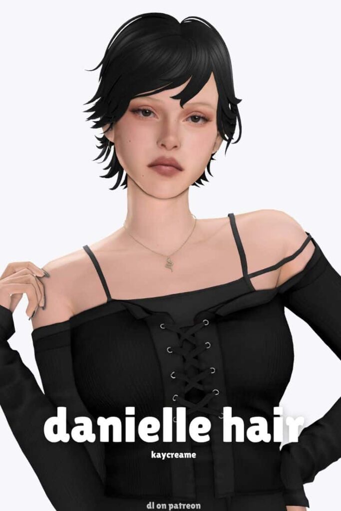 sims 4 short pixie cut cc