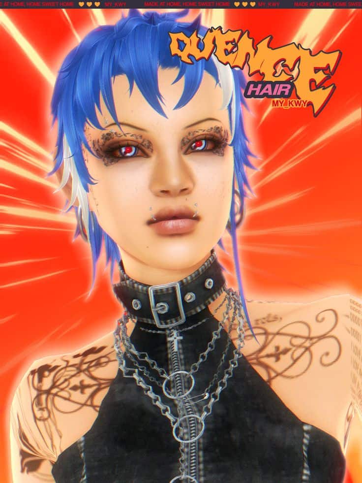 sims 4 short punk hair cc