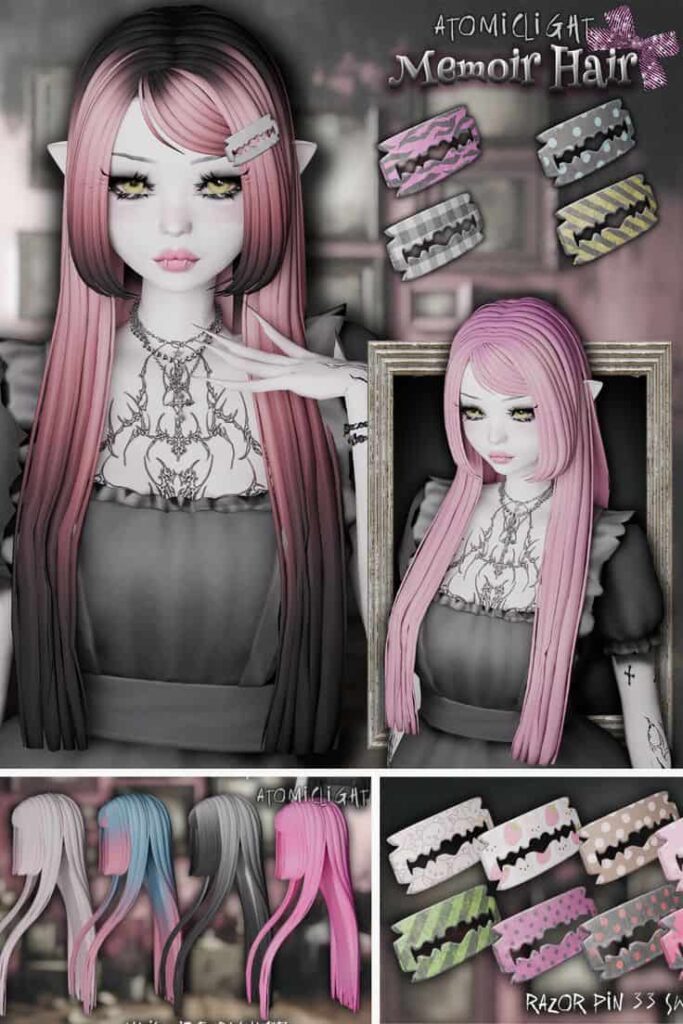 sims 4 straight hair cc