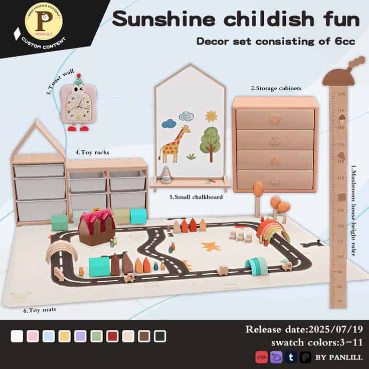 sims 4 toddler room cc pack