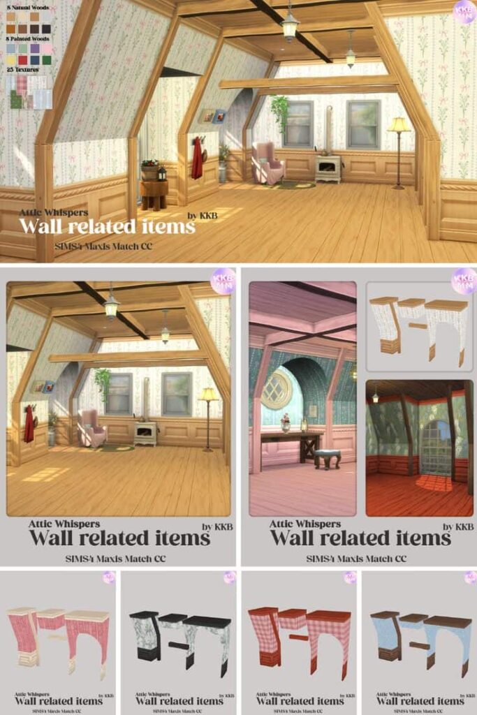 sims 4 wall cc pack