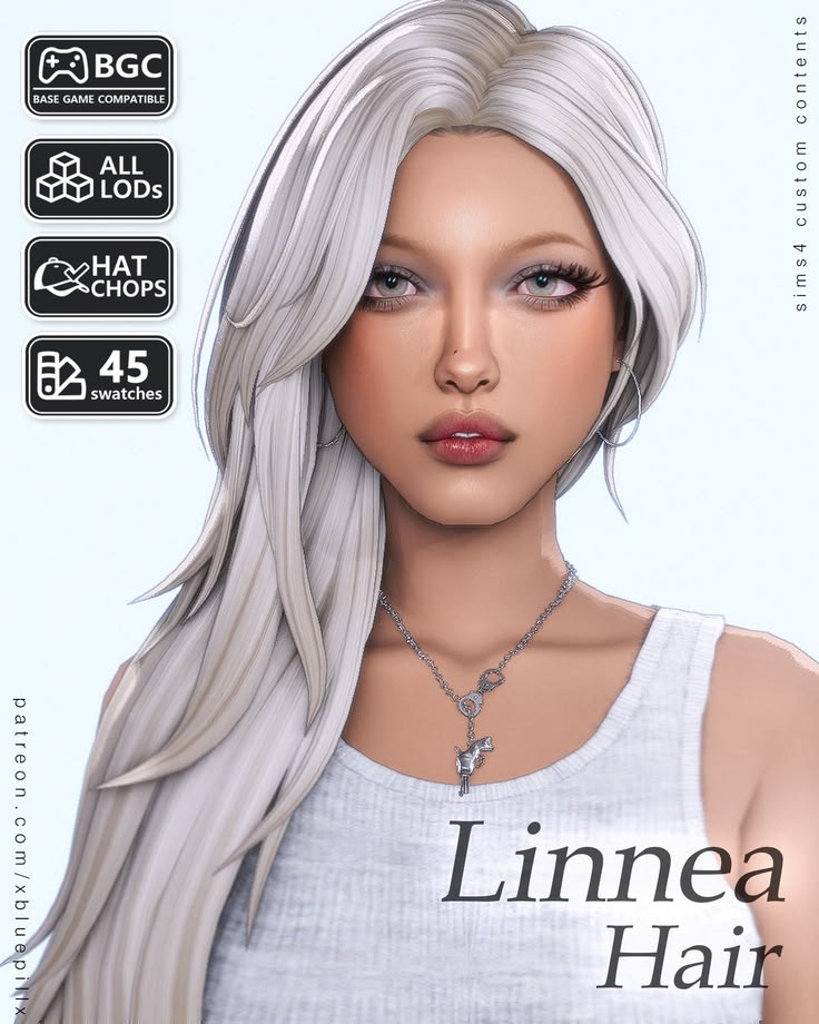 best sims 4 long hair