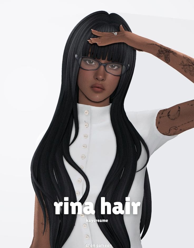 best sims 4 long hair