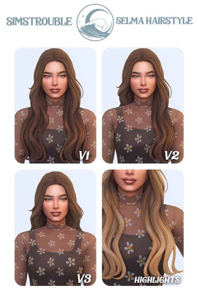 long hair cc sims 4 maxis match