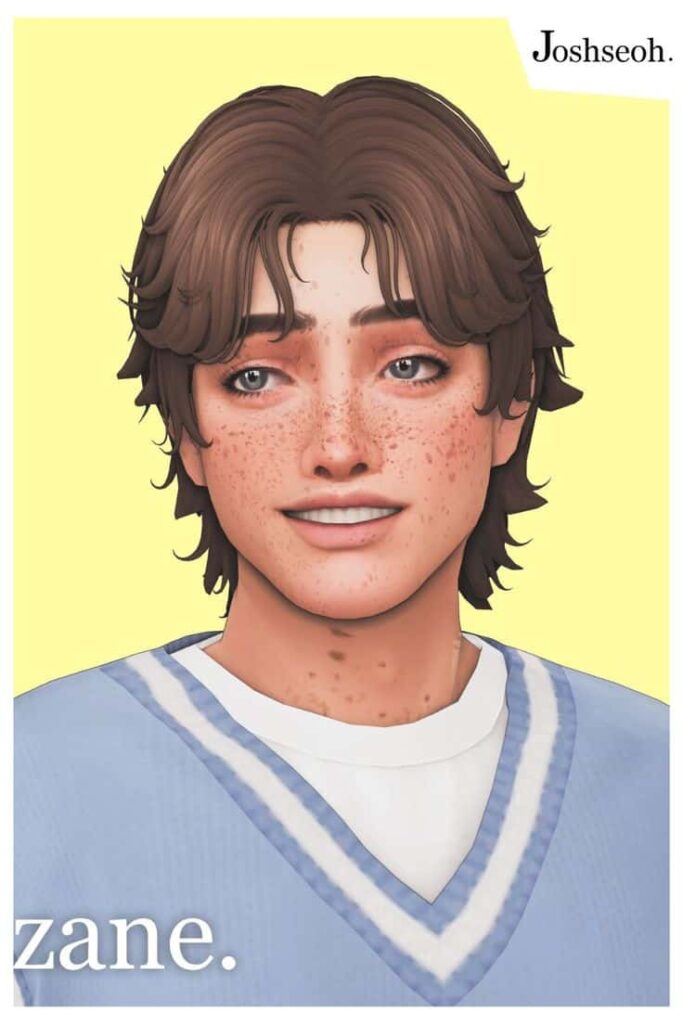 male hair cc maxis match