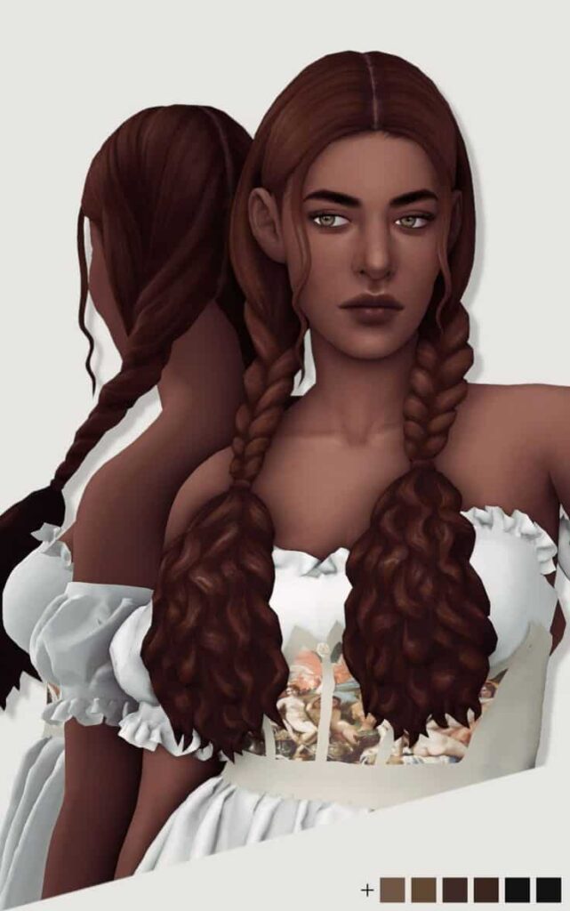 sims 4 long braids