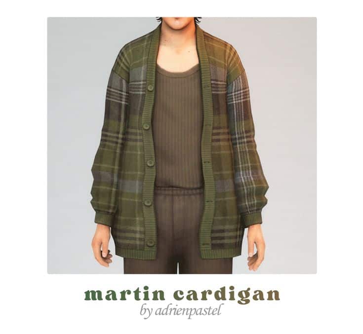 sims 4 male cardigan cc