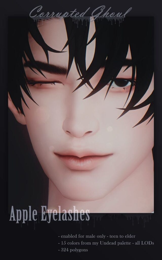sims 4 male eyelashes