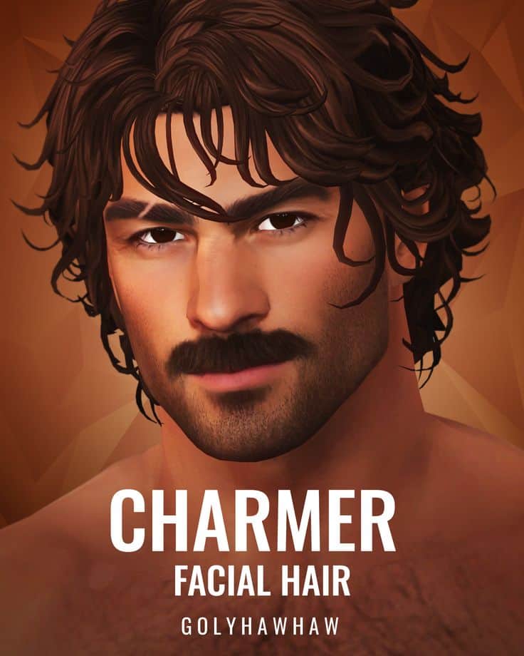 sims 4 male facial hair cc
