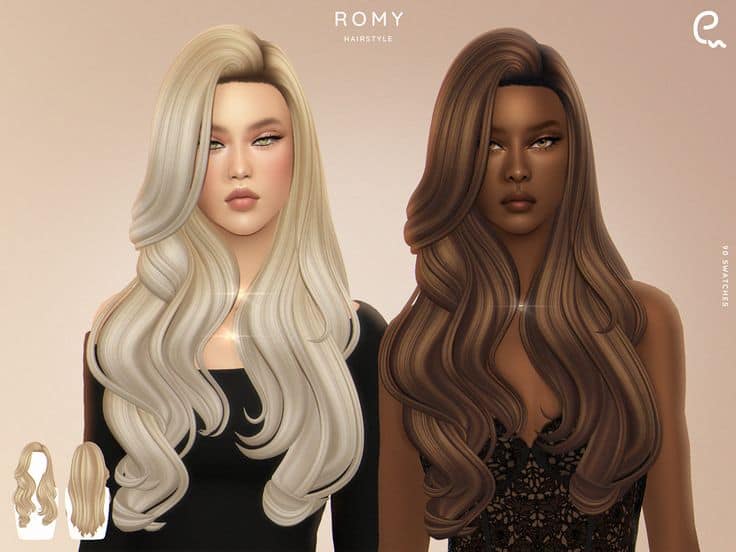 the best sims 4 long hair