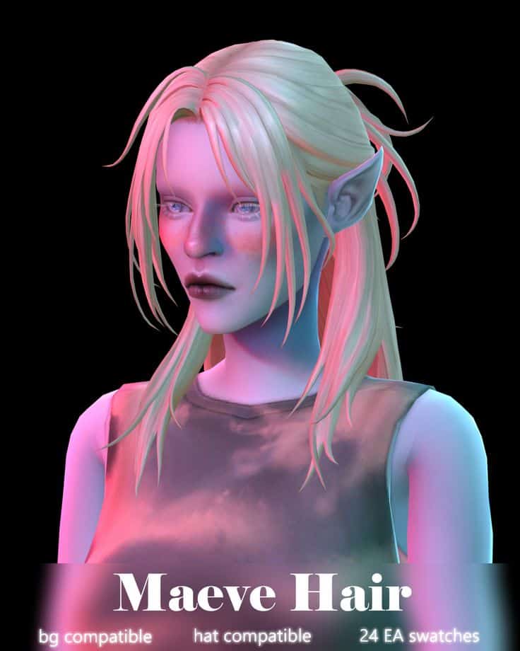 best sims 4 hair maxis match