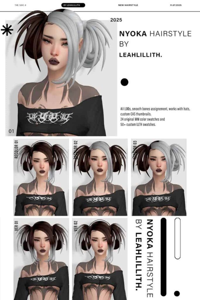 best sims 4 pigtails