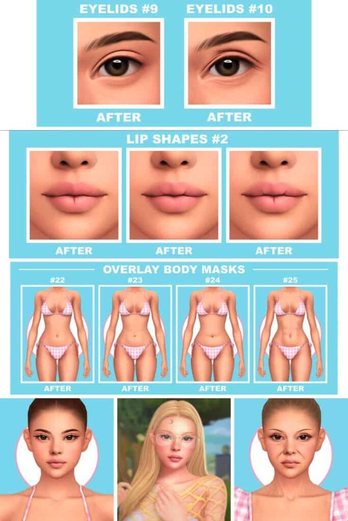 maxis match genetics cc set
