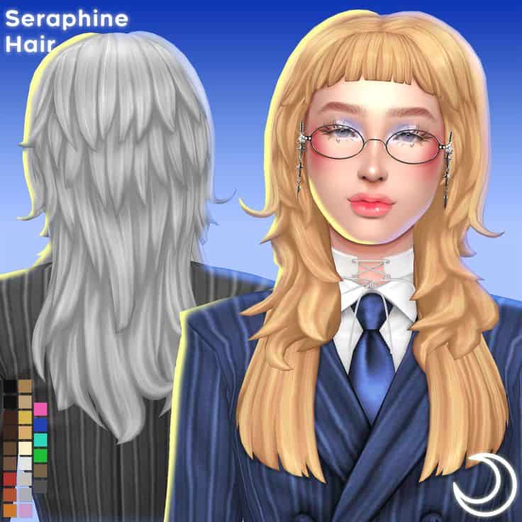 seraphine sims 4 cc hair