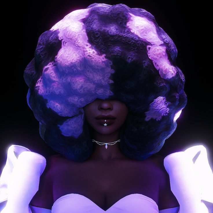 sims 4 afro cc hair