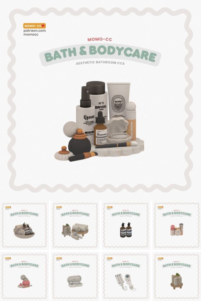 sims 4 bath and skin care cc