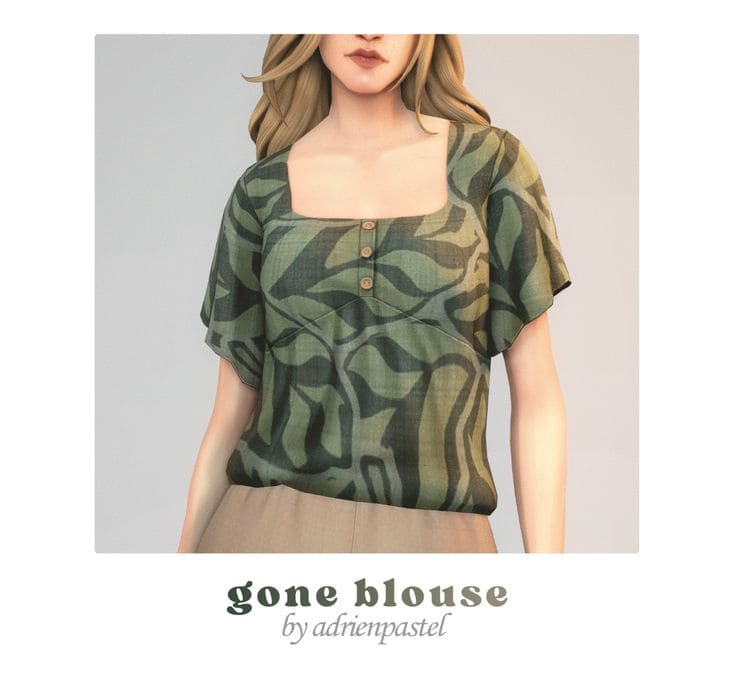 sims 4 blouse