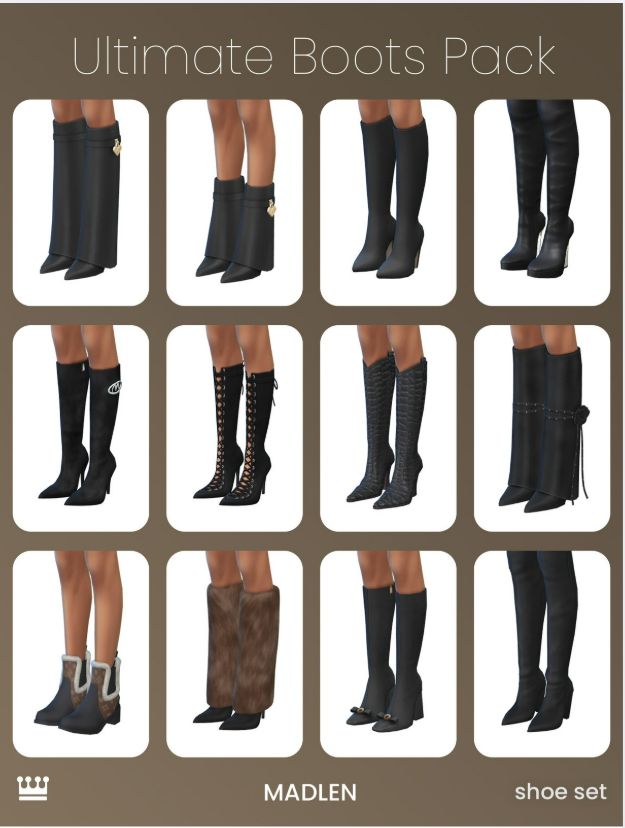 sims 4 boots pack