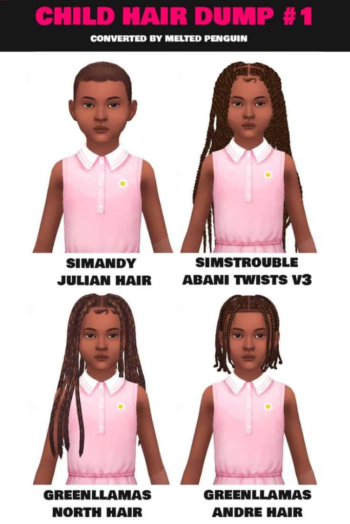 sims 4 child hair conversion