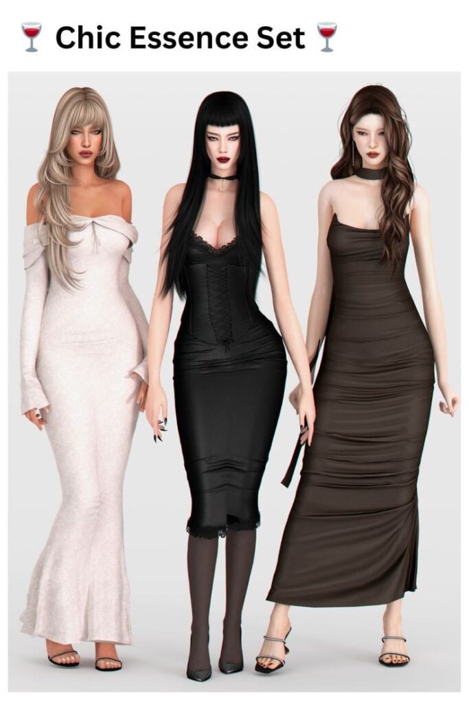 sims 4 dresses cc pack