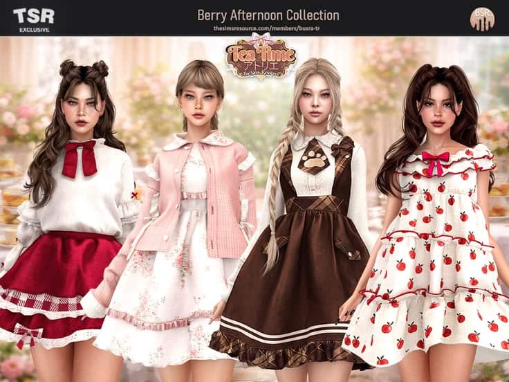 sims 4 dresses collection