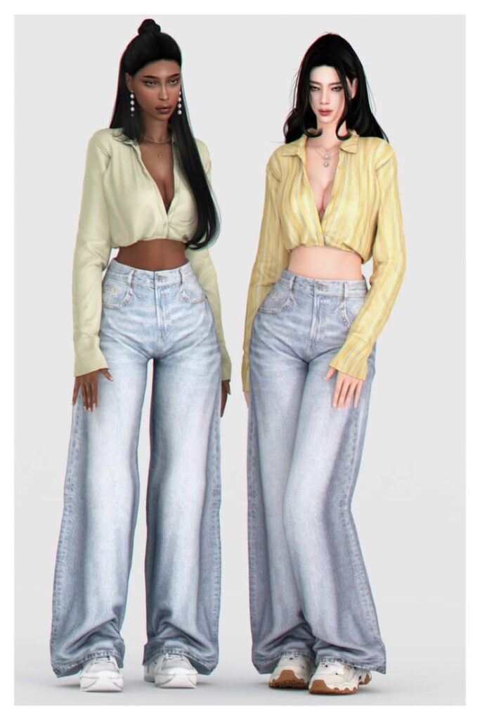 sims 4 female clothing cc set