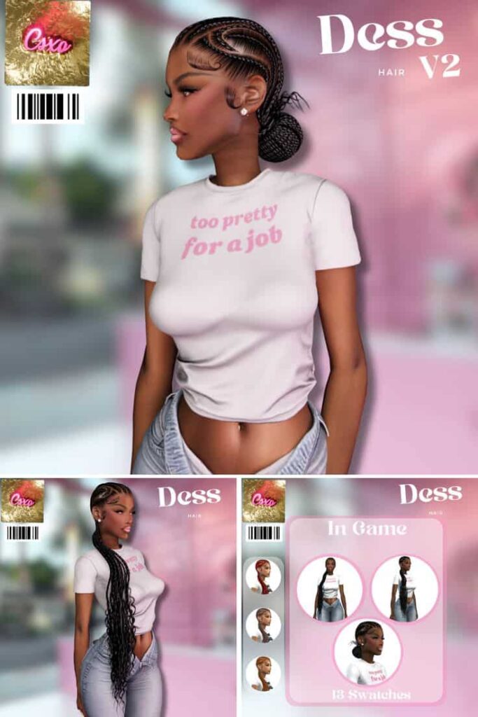 sims 4 hair cc pack