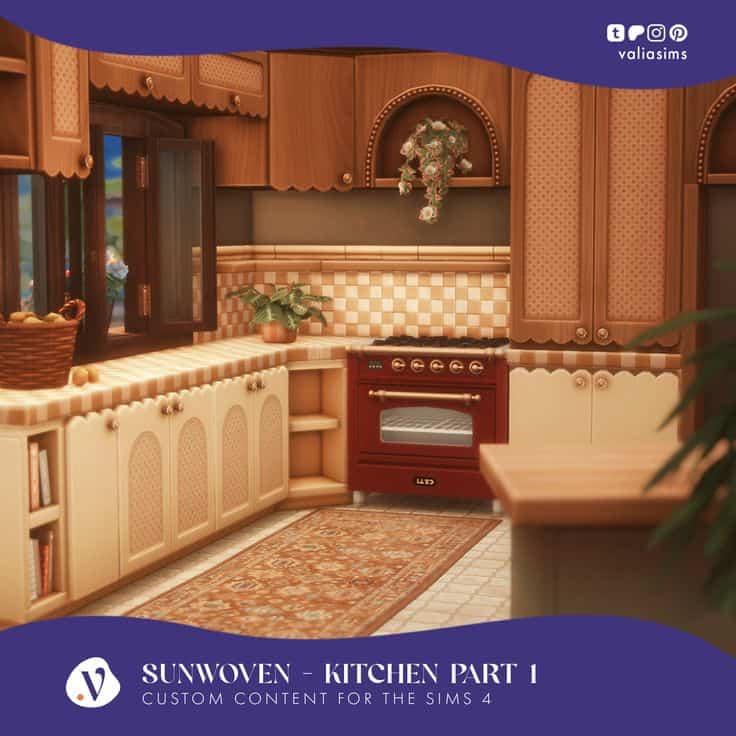 sims 4 kitchen cc set
