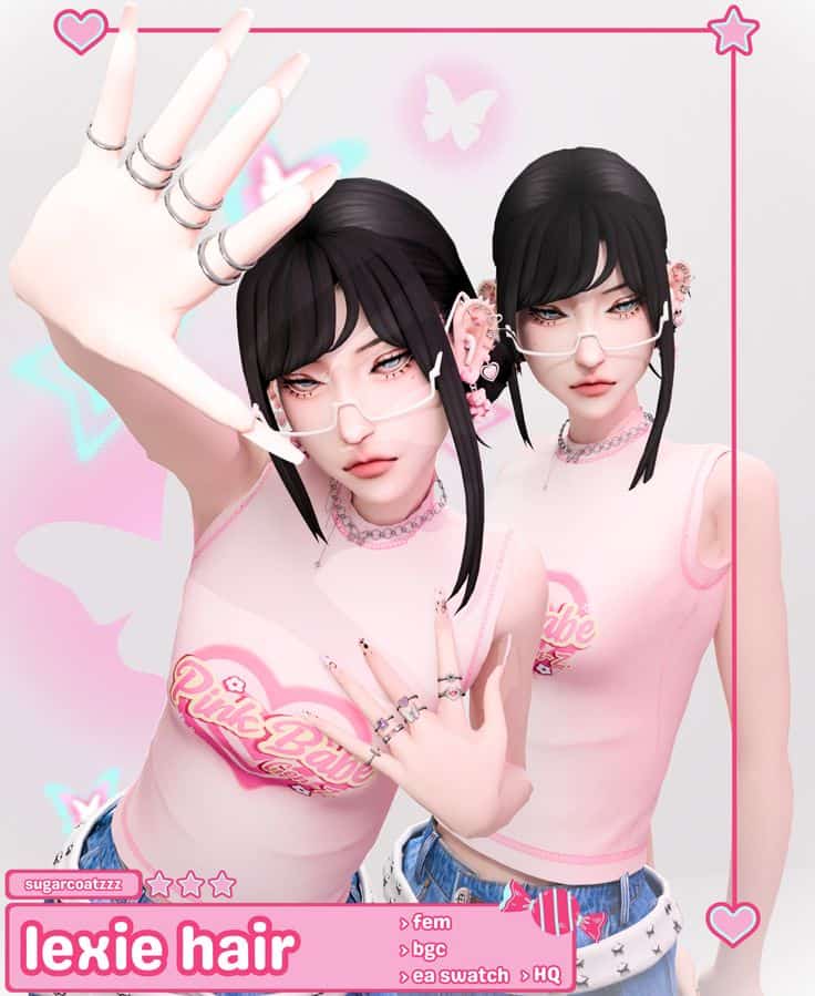 sims 4 lexie hair cc