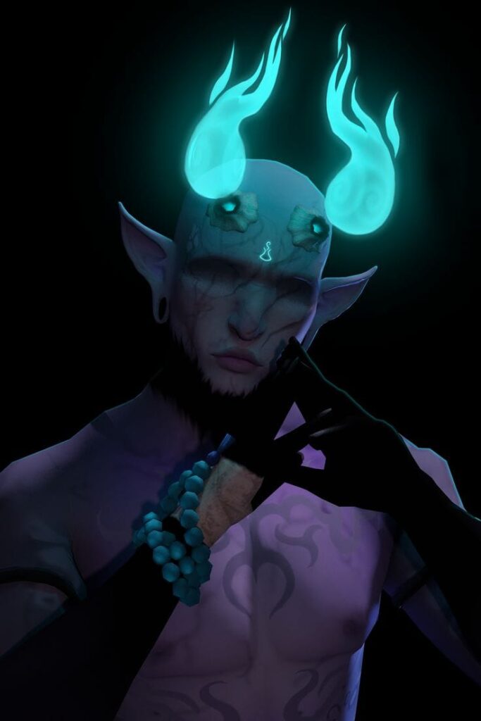 sims 4 specter horns cc