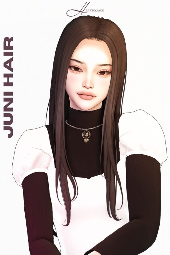 sims 4 straight hair