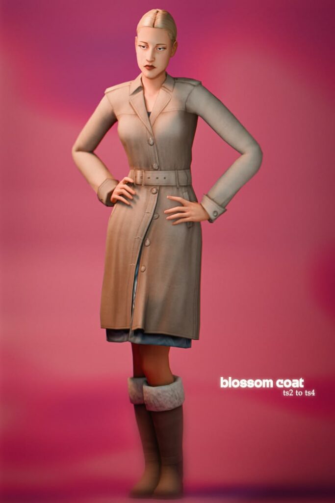 sims 4 trench coat cc
