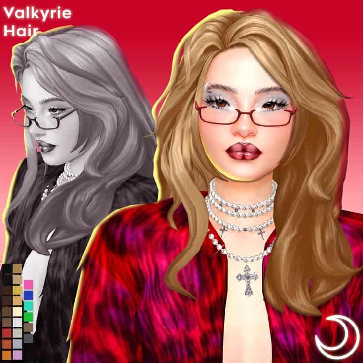 sims 4 valkyrie hair cc