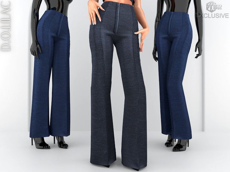 sims 4 wide leg jeans cc