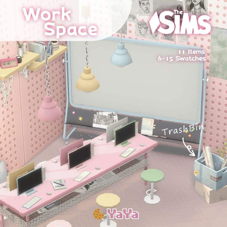 sims 4 workspace cc pack