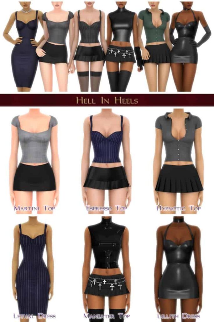 sims 4 y2k clothes pack