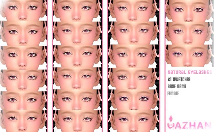 best sims 4 eyelashes