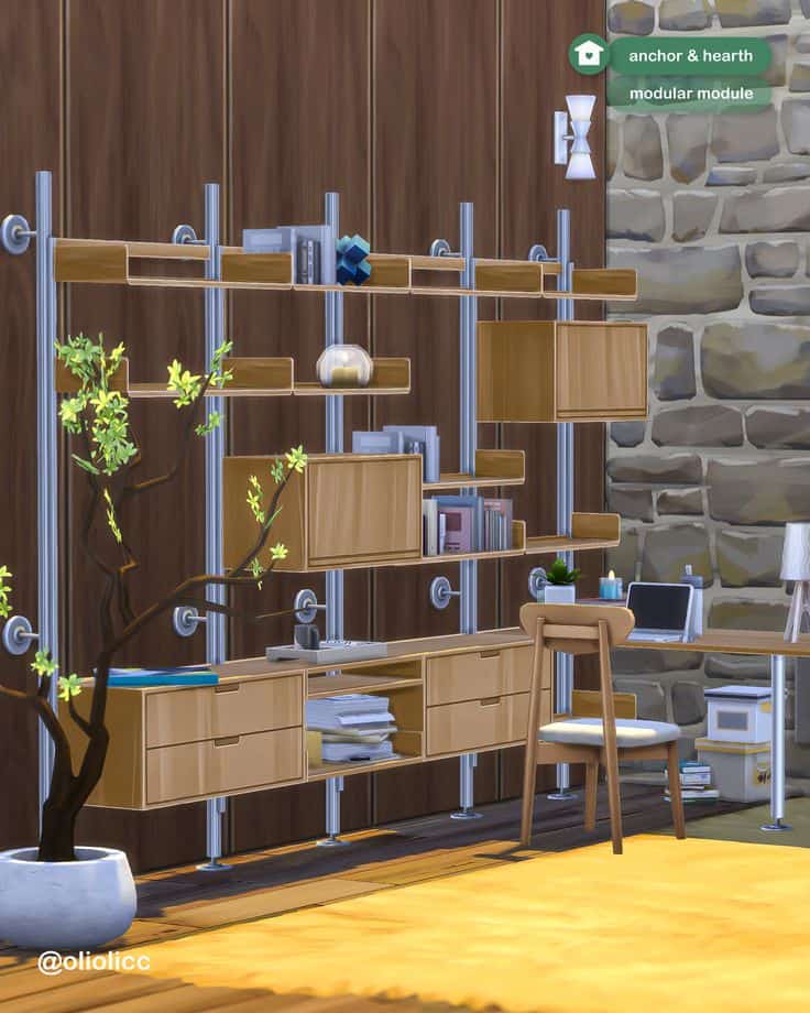 best sims 4 shelves cc